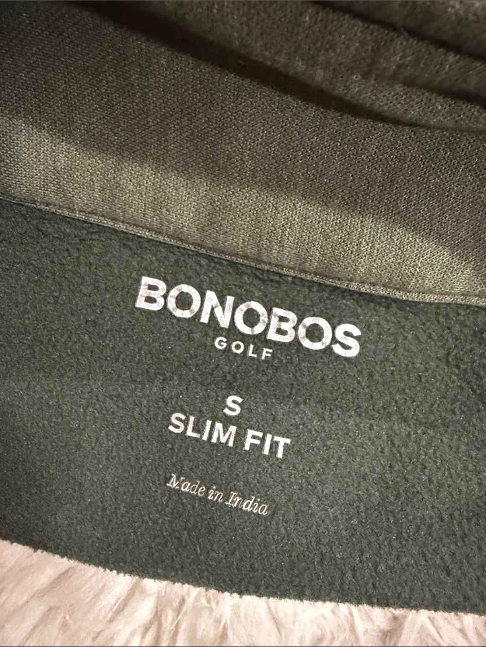 BONOBOS Men’s Clubhouse Golf Vest In Heather‎ Olive Green Size Small